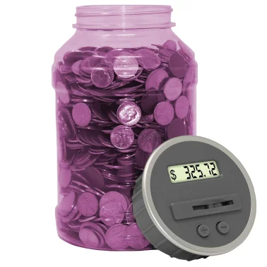 Teachers Choice® Digital Coin Bank Jar (Pink) - Image 3