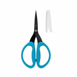Perfect Scissors Green 4-3/16in Small Micro-Serrated Non-Slip Blade